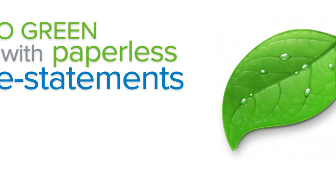 Paperless with e-statements